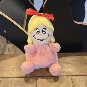 Dr. Suess The Grinch Aurora Cindy Lou Who Small Plush